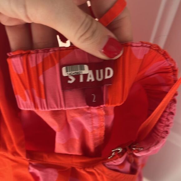 Staud Georgia tropical Floral Halter Romper Size 2 - Picture 6 of 6